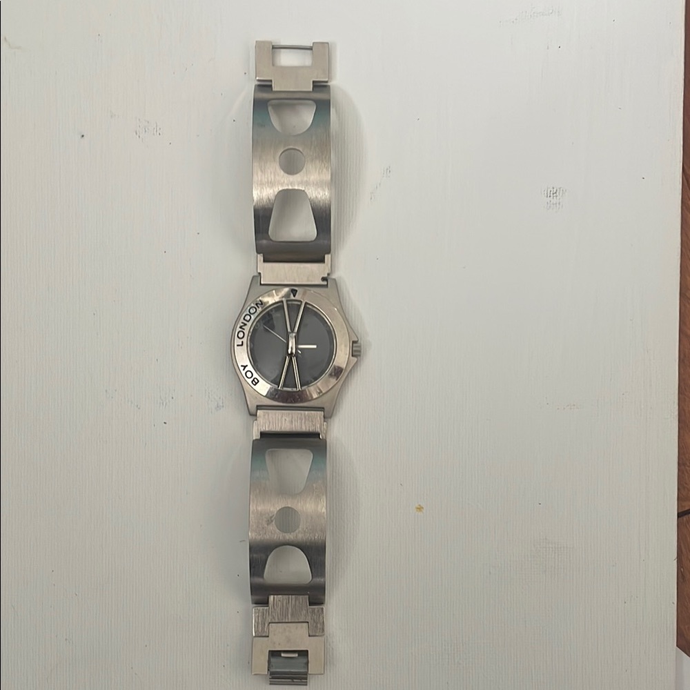 Vintage Boy London Vintage Punk brushed stainless steel